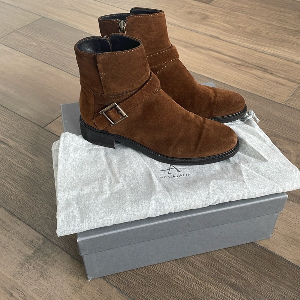 Aquatalia Bree Suede short Boots